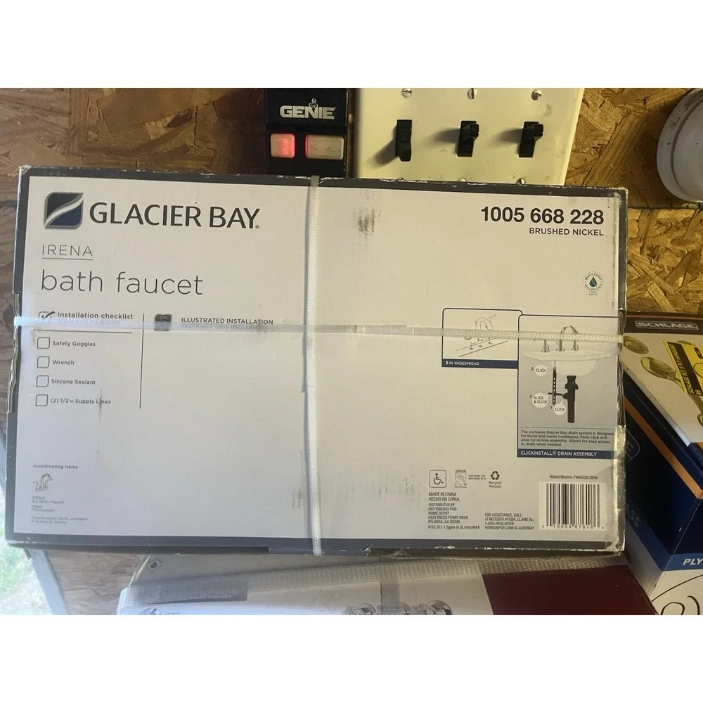 Glacier Bay 2 Handle Deck Mounted‎ Roman Tub Faucet